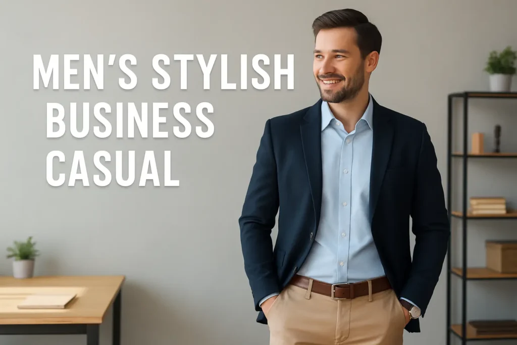 Mens stylish business casual