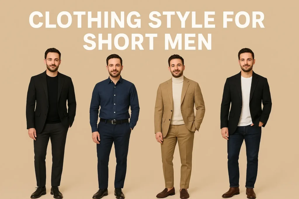 Clothing style for short man