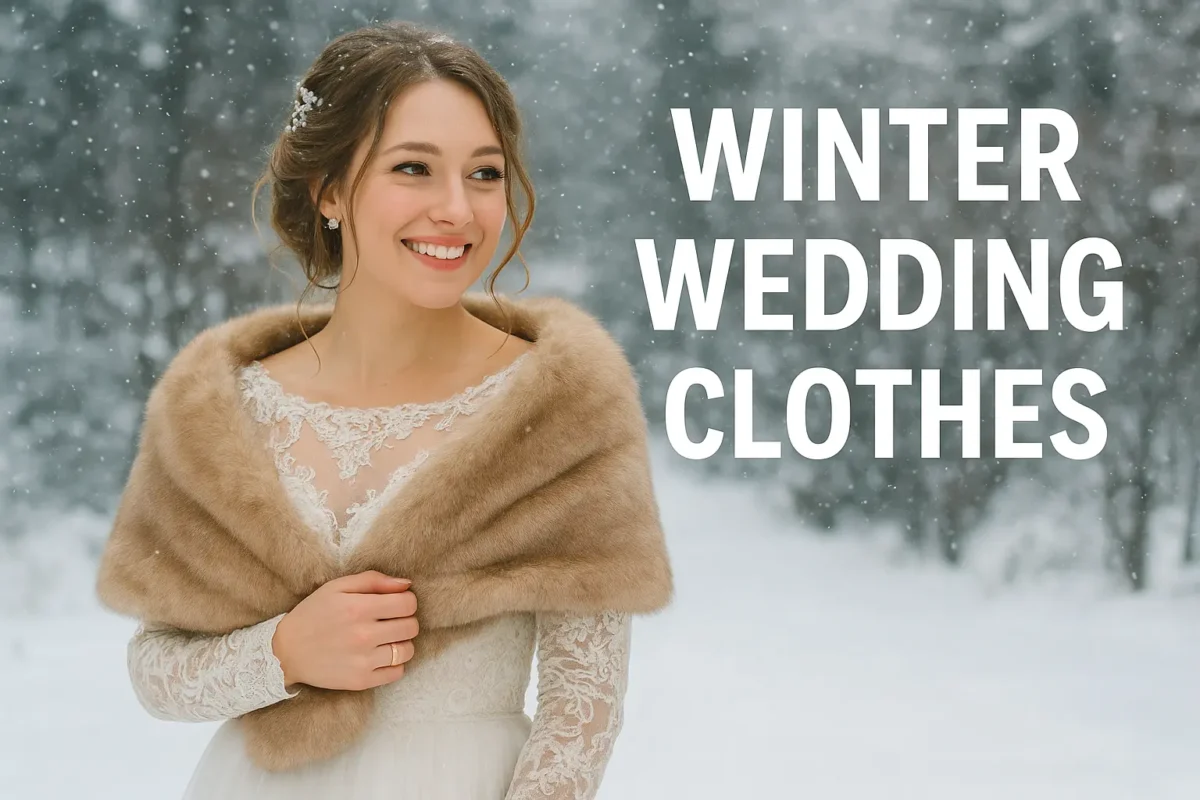 Winter wedding clothes