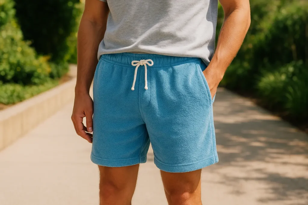 Terry cloth shorts
