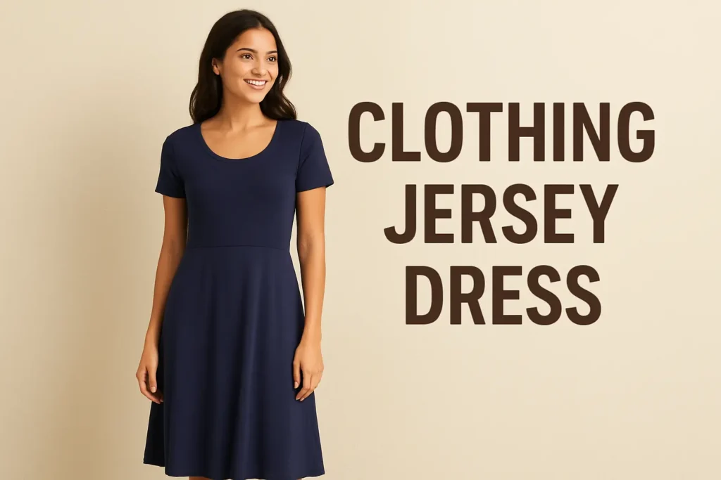 Clothing jersey dress