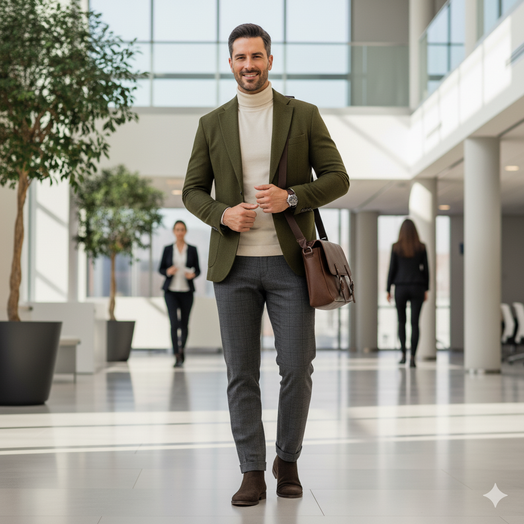 Mens stylish business casual