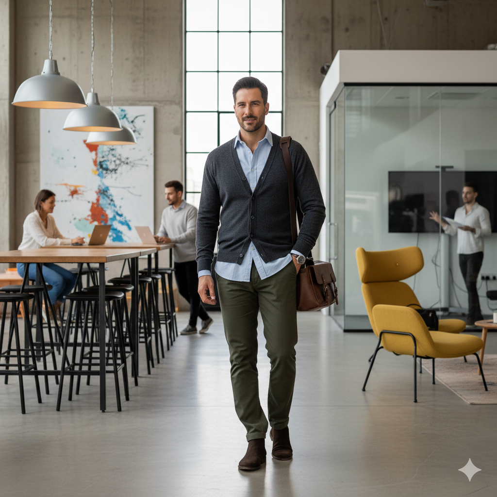 Stylish business casual men