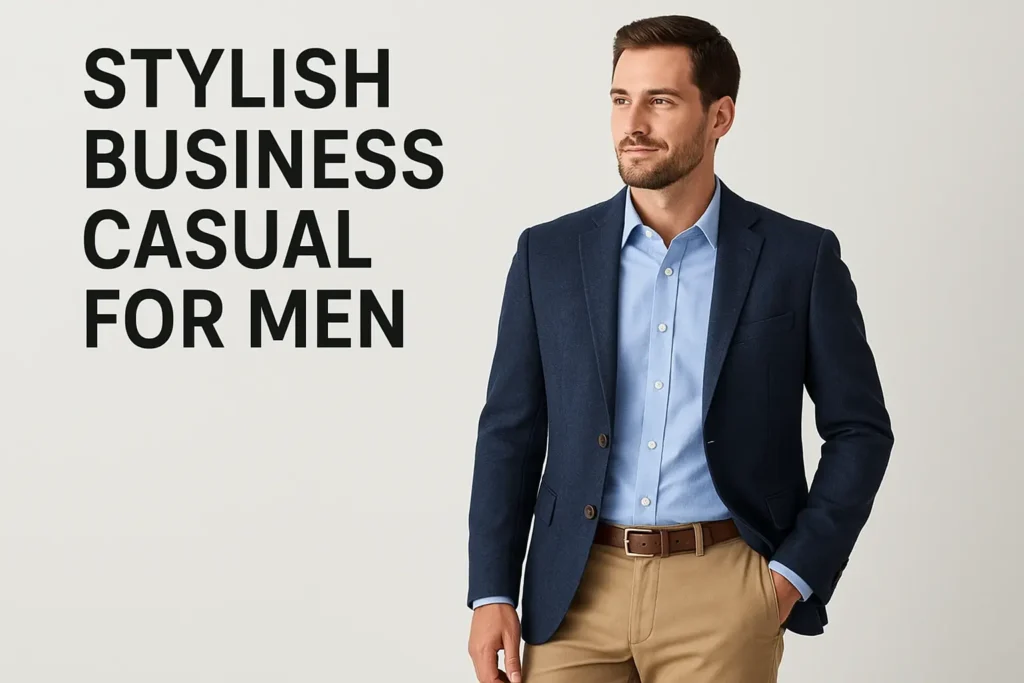 Stylish business casual men
