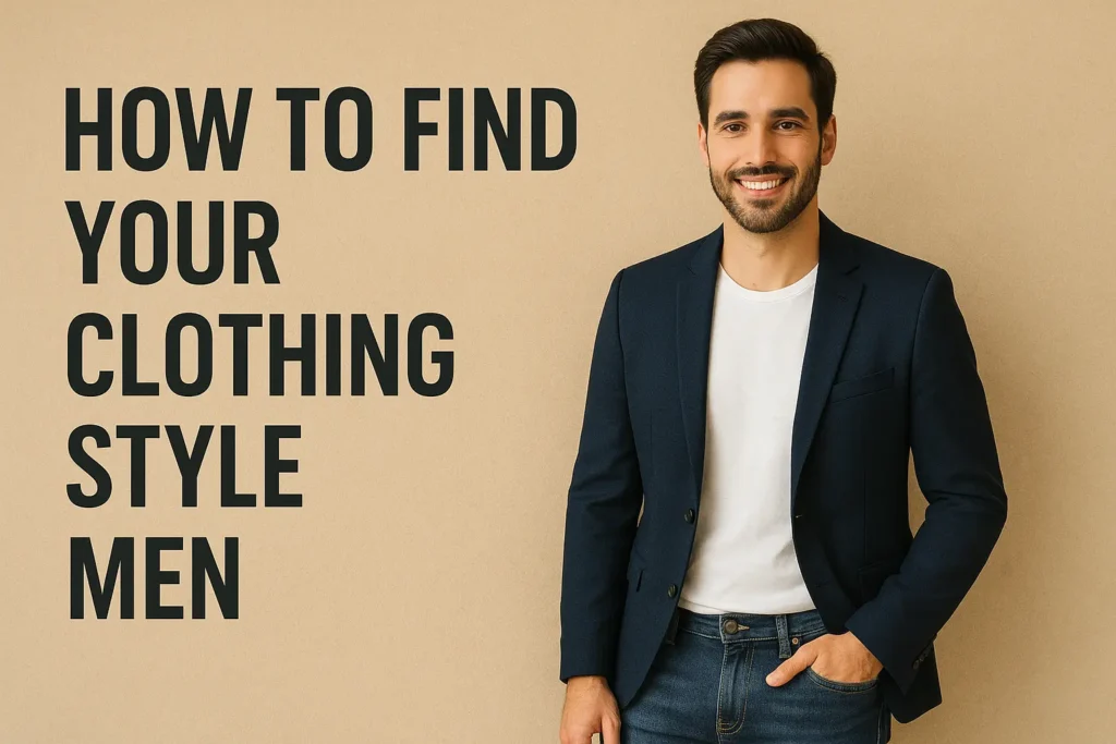 How to find your clothing style men