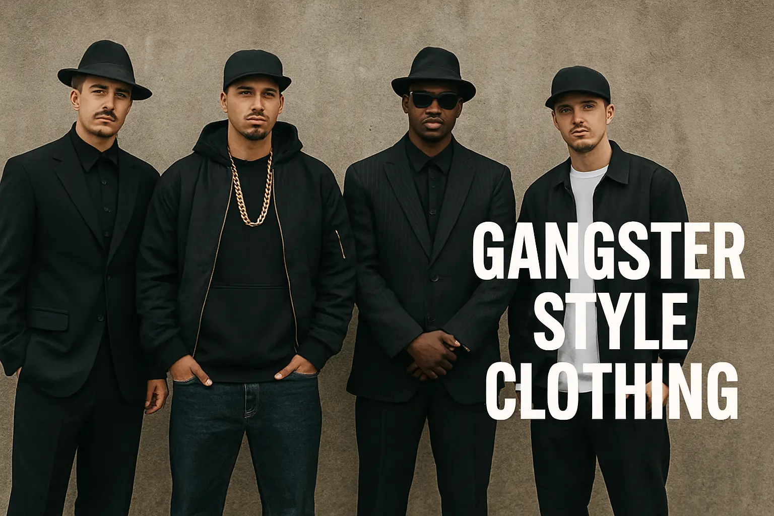 Gangster style clothing