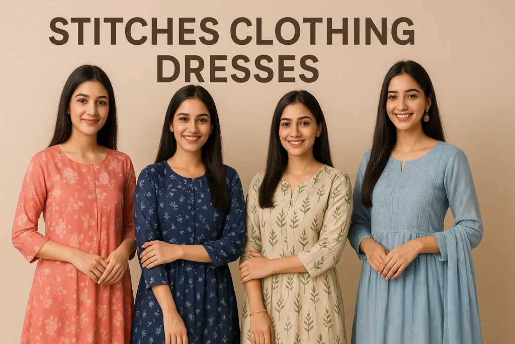 Stitches clothing dresses