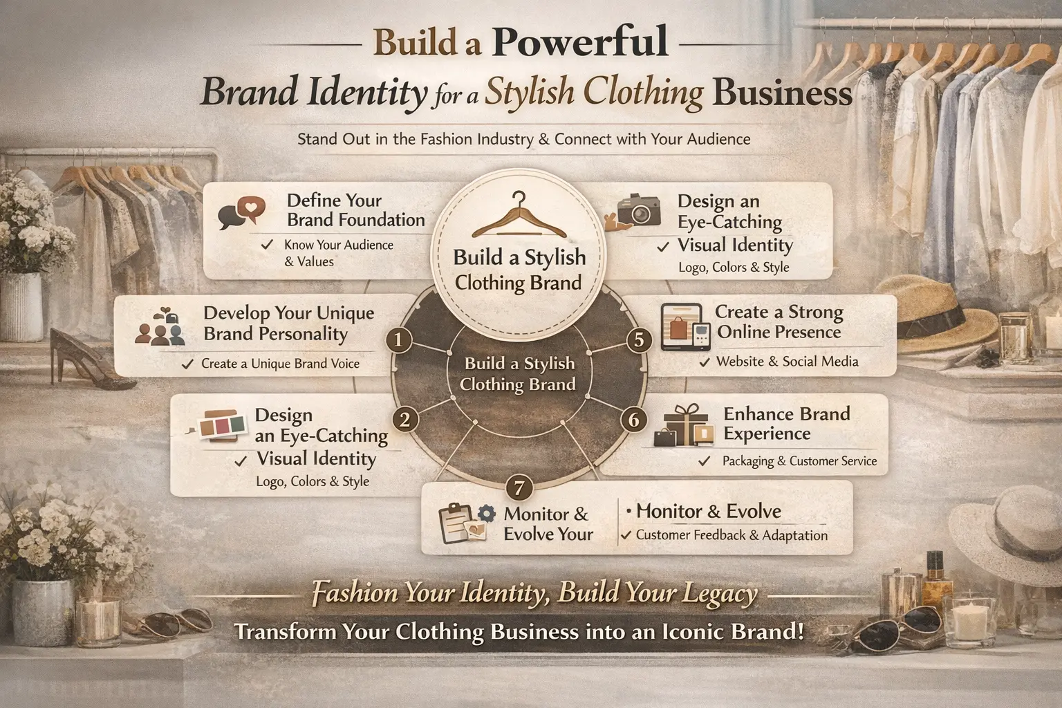 Build a Powerful Brand Identity for a Stylish Clothing Business