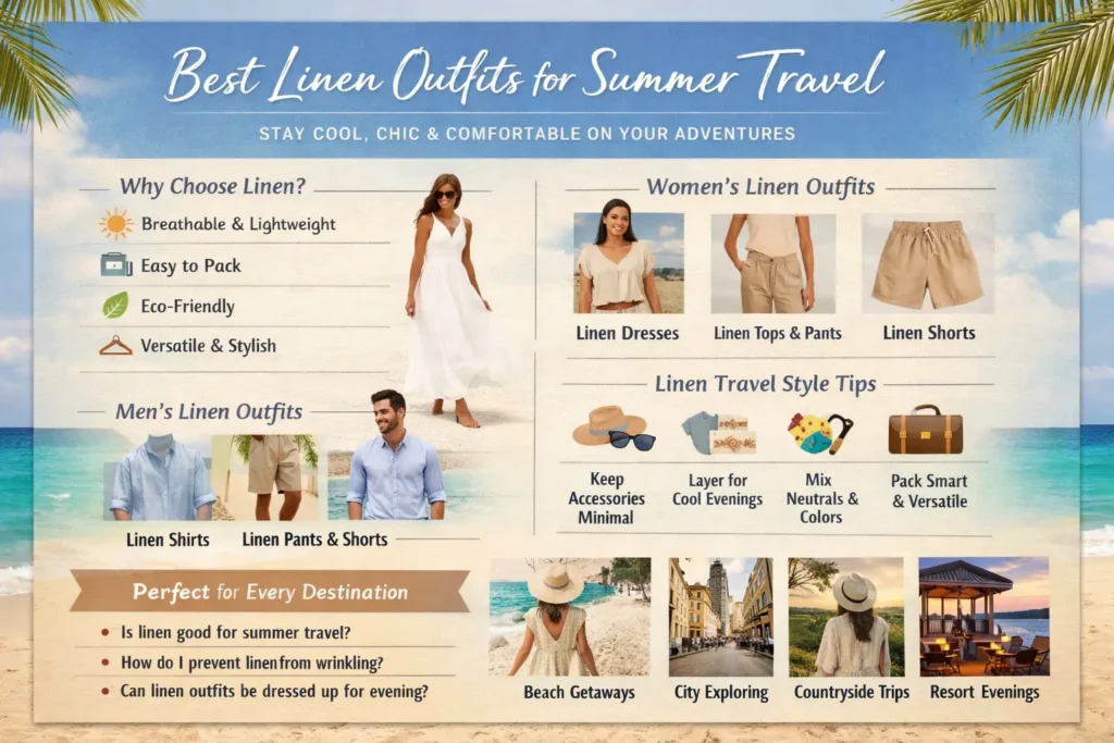 Best Linen Outfits for Summer Travel