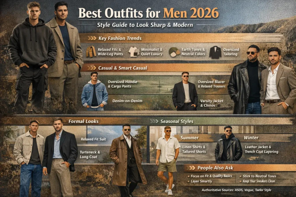 Best outfits for men 2026