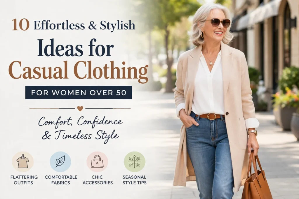 10 Effortless & Stylish Ideas for Casual Clothing for Women Over 50